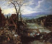 A Flemish Market and Washing-Place Joos de Momper